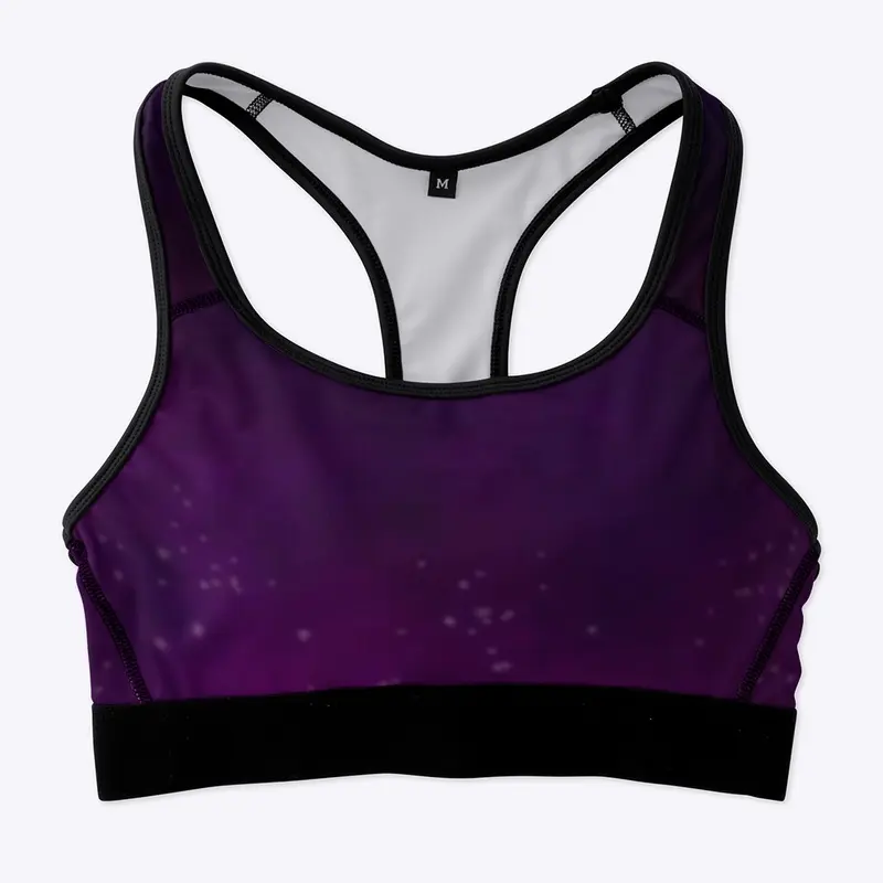 Purple Cosmic Sport’s Bra 